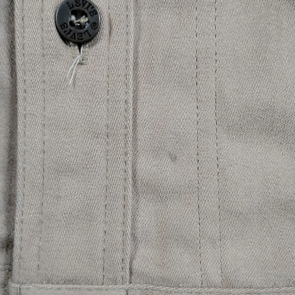 Vintage 70s Levis Panatela Tops Tan Safari Trucker Jacket Mens Medium Beige USA - Picture 10 of 14